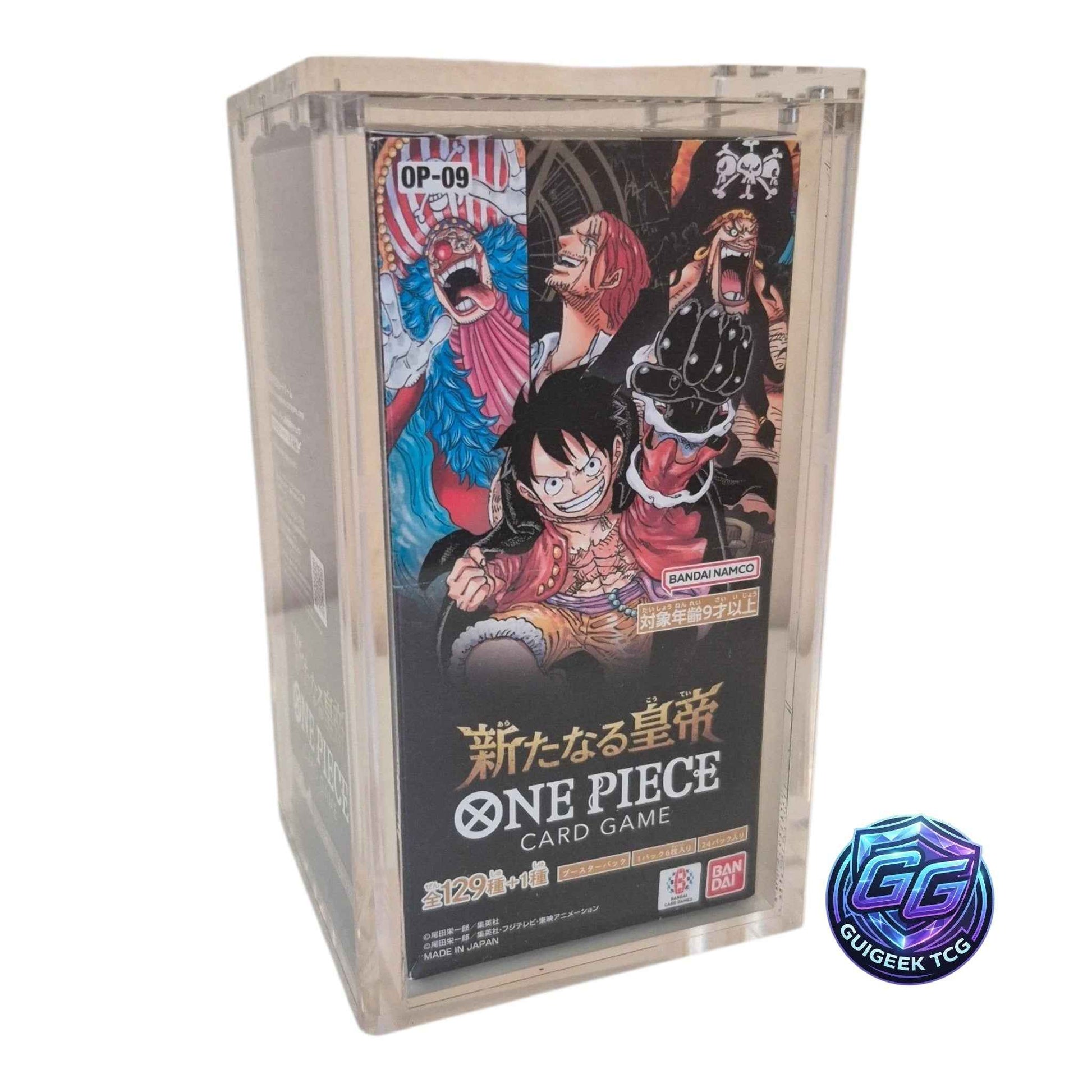 Protection Acrylique Display One Piece Japonais – Anti-UV & Fermeture Magnétique - Protectedcards
