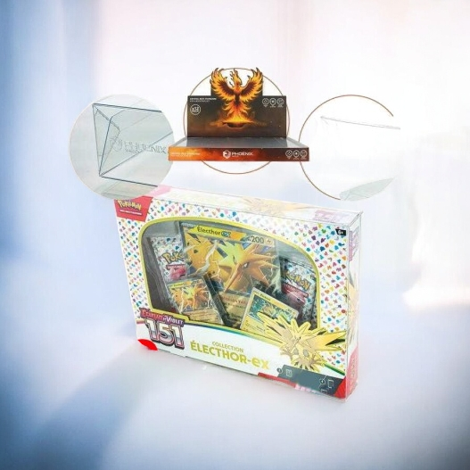 Protection souple pour coffret pokemon format 4 booster